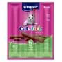 Šlapi kačių skanėstai Vitakraft CatStick Mini Chicken with Grass, 3 vnt. — 18 g, vištienos skonio, 28 % drėgmės
