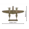Cobi statybiniai blokeliai Lockheed P-38H Lightning rinkinys 5763 – mastelio modelio rinkinys, kolekcinis lėktuvo modelis