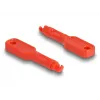 DeLOCK 20928 RJ-45 prievadų blokatorius, raudonas plastikas, 11 vnt.