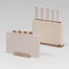 Peilių rinkinys su bloku ir pjaustymo lenta Maestro MR-1412-BEIGE Smėlio spalvos