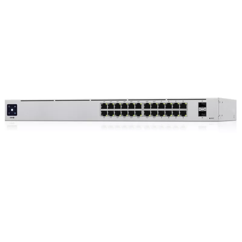 Ubiquiti UniFi 24 prievadų PoE valdomas jungiklis (L2/L3) Gigabit Ethernet (10/100/1000) Power over Ethernet (PoE) 1U sidabrinis