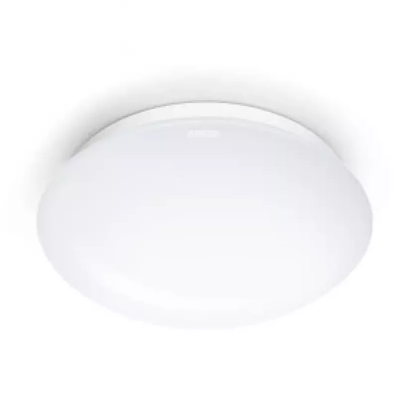 Steinel RS 16 L lubinis šviestuvas su judesio davikliu, E27, 100 W, baltas, apvalus, Ø 27,5 cm