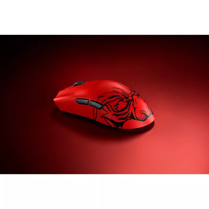 Razer Viper V3 Pro Faker Edition pelė žaidimams, dešinei rankai, RF belaidė + USB Type-C, optinė 35000 DPI