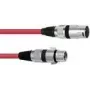 Audio kabelis Omnitronic 30220903 3m XLR 3 kontaktų raudonas