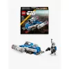 LEGO Star Wars Kapitono Rekso Y-Wing mikrokovas – Žvaigždžių karų: Klonų karai žaislinis erdvėlaivis su minifigūrėle, 6+ metų berniukams