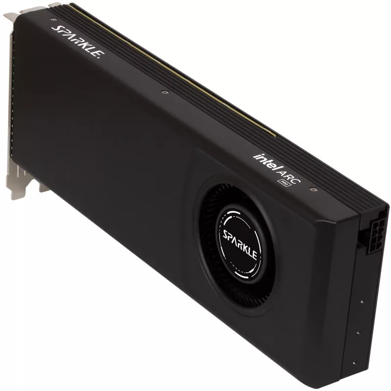 Vaizdo plokštė Sparkle Arc Pro B60 Blower, Intel Arc Pro B60, 24 GB GDDR6, 192 bitų, PCIe x8 5.0, 1 ventiliatorius