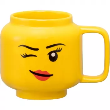 Keraminis puodelis room copenhagen Winking Girl mažas geltonas 40460803, 250–350 ml