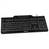 CHERRY KC 1000 SC klaviatūra su kortelių skaitytuvu USB AZERTY belgų juoda