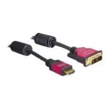 HDMI – DVI laidas DeLOCK 84343 3,0 m vyriškas / vyriškas