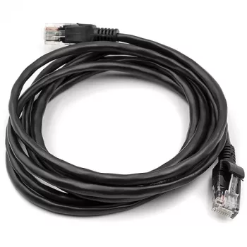 Cat5E UTP pataisos kabelis, 2 m, juodas