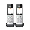 Gigaset COMFORT 500HX duo analoginis/DECT belaidis telefonas su skambučio numerio rodymu, juodas/sidabrinis