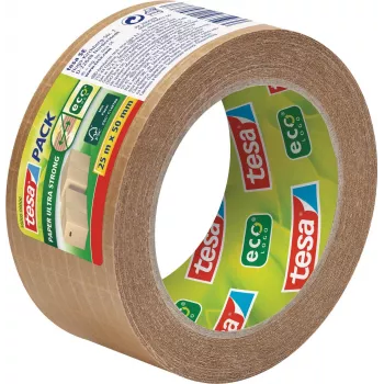 tesapack Lipni juosta Popierinė itin tvirta 50mm, ruda, su siūlų armavimu, 25m, 56000-00000-00