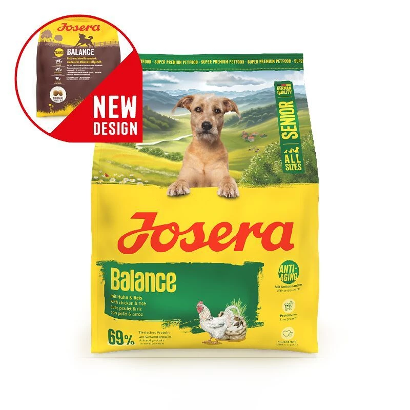 Sausas šunų ėdalas JOSERA Senior Balance 3 kg – visavertė mityba senjorams