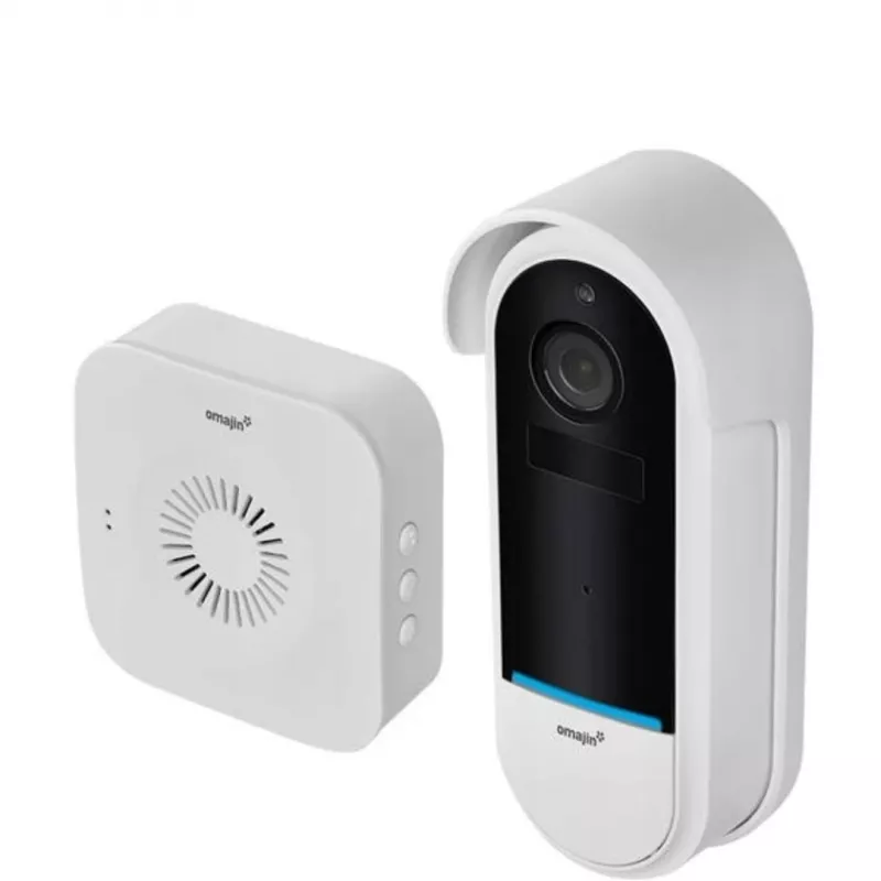 Belaidis durų skambučio garsiakalbis Omajin by Netatmo OVD-01-EU juoda balta