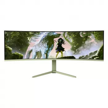 Išlenktas kompiuterio monitorius Arozzi Nova 49 colių (124,5 cm) Dual QHD 5120×1440 LED VA, 4 ms, žalias