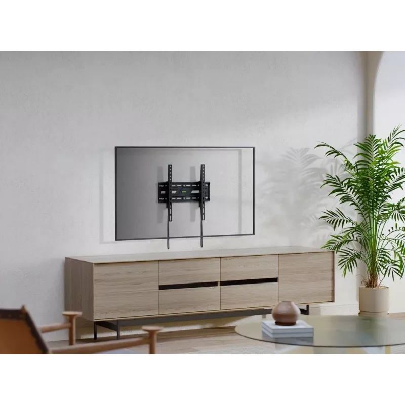 Gembird WM-75T-04 TV laikiklis ant sienos (pakreipiamas), 37 inch-75 inch, juodas