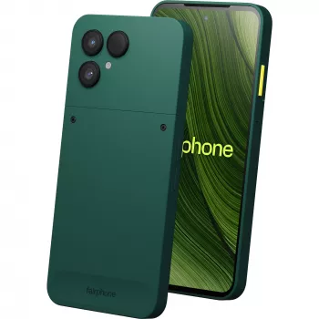 Fairphone The (Gen 6) 16 cm (6,31 inch) Dual SIM Android 15 5G USB Type-C 8 GB 256 GB 4415 mAh Žalia
