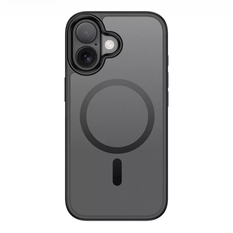 nevox StyleShell Invisio dėklas iPhone 17 6,3 col. suderinamas su MagSafe juodas (2542)