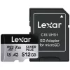 Flash atminties kortelė Lexar 512 GB UHS-I microSDXC SILVER PLUS