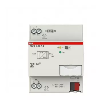 ABB Stotz S&J DALI-Gateway Premium, vienvietis, REG DG/S1.64.5.1 (2CDG110273R0011)
