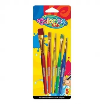 Colorino Kids akriliniai teptukai 5 vnt