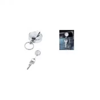 Diržo segtuvas WEDO 262 4028 metalinis chromuotas su įtraukiama viela