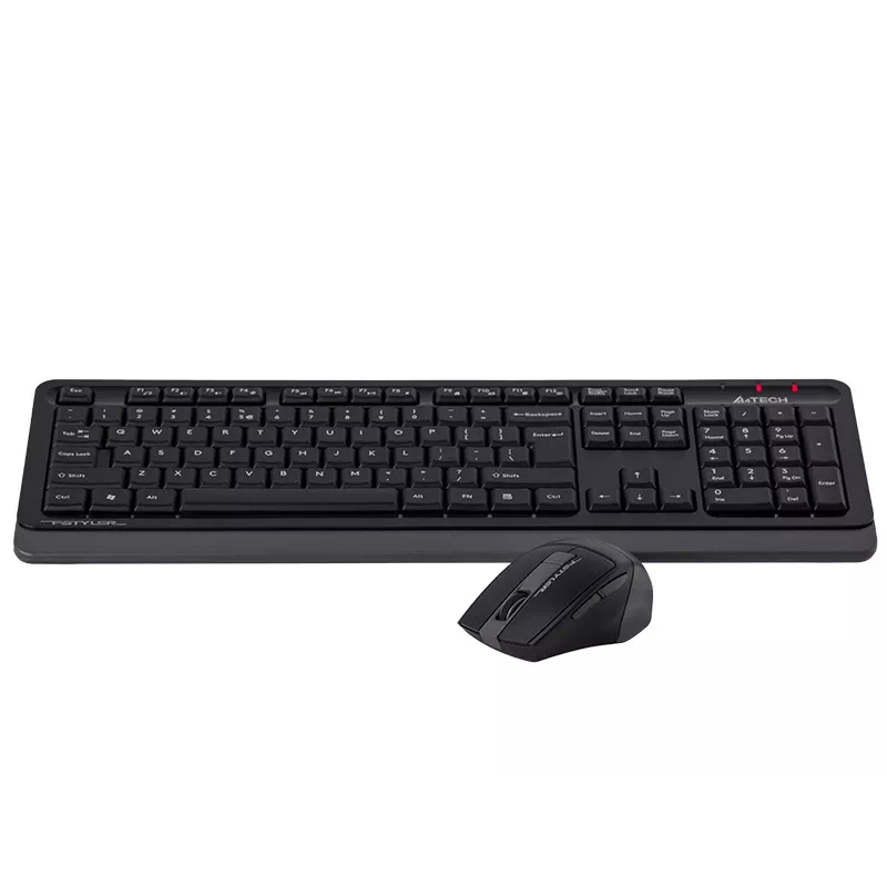 Belaidė pelė A4Tech FStyler 47478 2.4G Nano pilka ergonomiškas dizainas