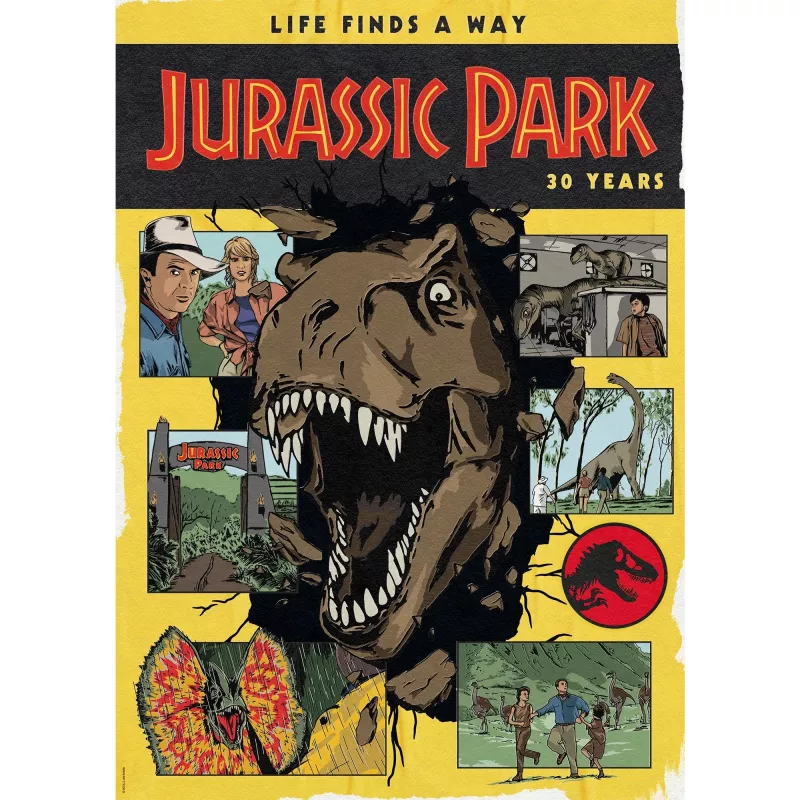 Dėlionė Schmidt Spiele „Jurassic Park 30 Years of Jurassic Park“ 1000 dalių