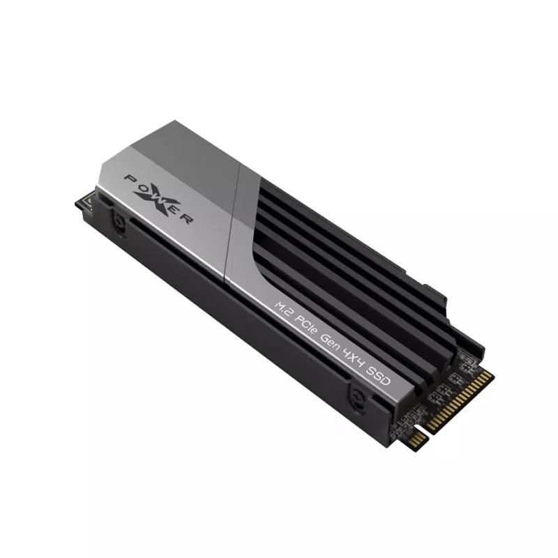 SSD M.2 2 TB Silicon Power XS70 — PCIe 4.0 NVMe, Skaitymas 7300 MB/s, Rašymas 6800 MB/s