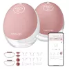 Momcozy M9 Dvigubas elektrinis pientraukis raudonas, 150ml