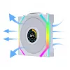 Lian Li UNI FAN SL Wireless LCD 120 12 cm Baltas 31 dB 51.45 cfm