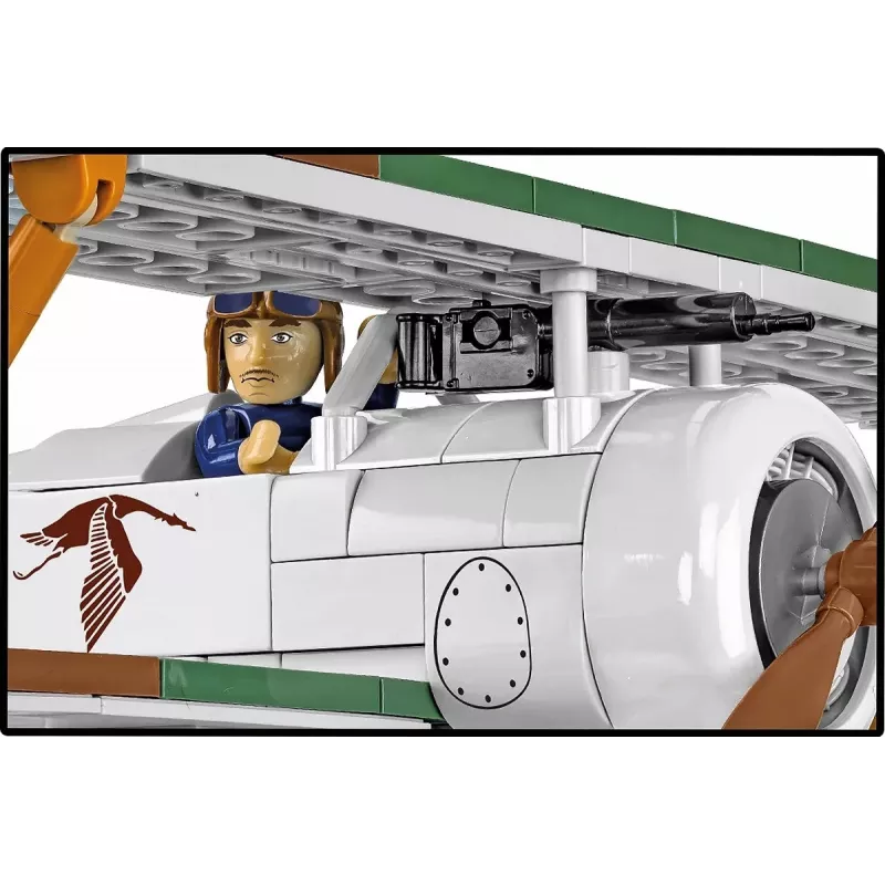 Konstruktorius Cobi Blocks Nieuport 17 C.1 277 dalių – Lėktuvo modelio rinkinys, kolekcinis blokelių rinkinys