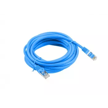 Tinklo kabelis LANBERG PCF6-10CC-1000-B Cat6 F/UTP 10 m Mėlynas, RJ-45 į RJ-45, 250 MHz, CCA