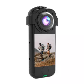 Apsauginis lęšio dėklas su grūdintu stiklu Puluz, skirtas Insta360 X4 Air