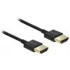 DeLOCK Slim Premium HDMI laidas, 1,0 m, juodas (84771)