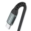 USB C laidas Qoltec 52358 1,5 m juodas USB 2.0 0,48 Gbit/s