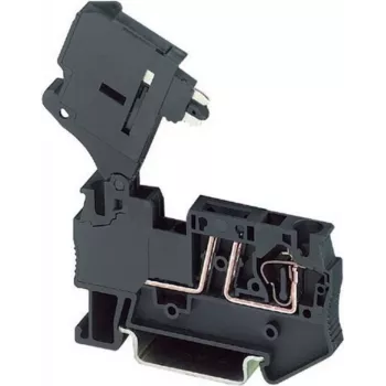 Phoenix Contact ST 4-HESILA 250 (5X20) Juodas saugiklio gnybtas su spyruokliniu mechanizmu, 1 vnt.