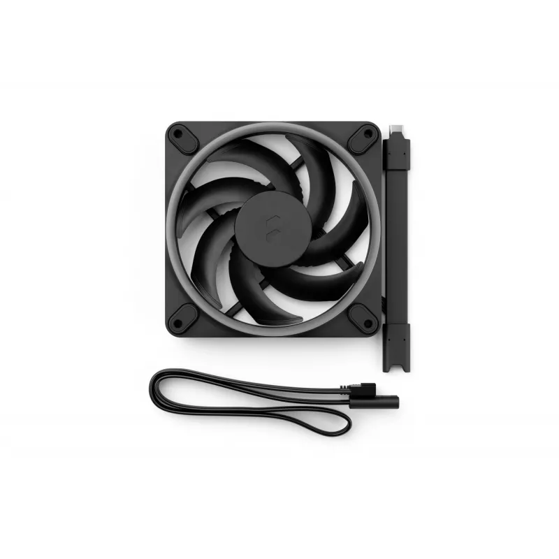 Fractal Design Momentum 12 RGB 120mm ARGB korpuso ventiliatorius – juodas