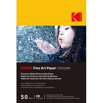 Kodak Fine Art popierius 230g matinis lygus 4/6x50