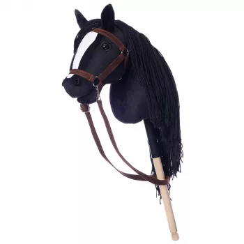 Arklinkas ant lazdos HOPPIHORSE Hobby Horse A3 juodas