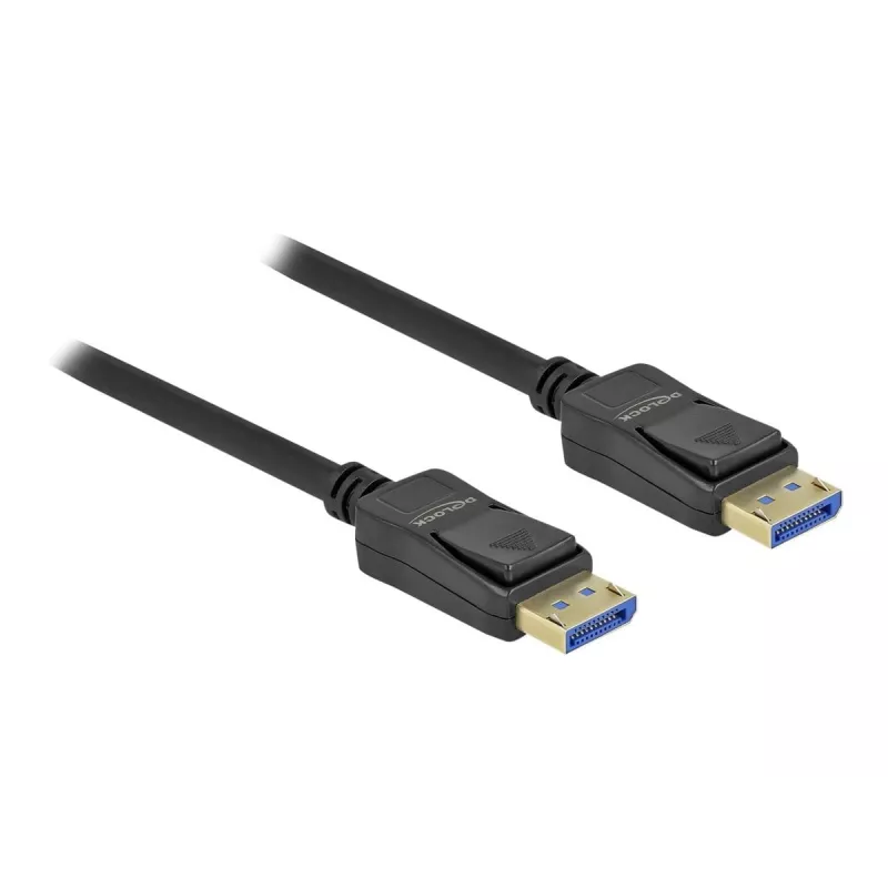 Delock DisplayPort kabelis - DisplayPort (vyriškas) į DisplayPort (vyriškas) - DisplayPort 2.0 - 1,0 m - Palaiko 10K 60 Hz (10 240 x 4320) - Juodas (80261)