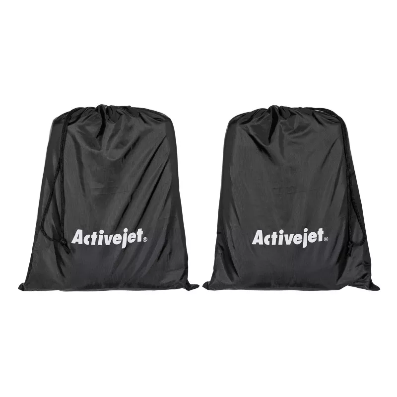 Limfodrenažinis kojų masažuoklis ActiveJet ACM-PLUS-A1 M, baterija 25 W, juodas, 380×950×60 mm