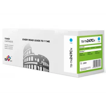 Toner TB Kompat. S Brother TN247C, TB-TN247CN CY 100% Naujas