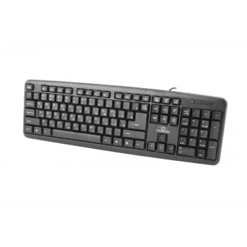 Esperanza TKR101 klaviatūra, laidas USB, QWERTY anglų, rusų, juoda