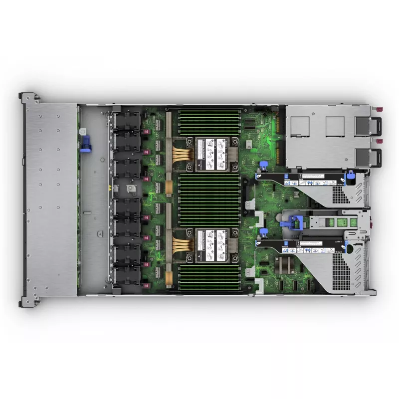 HPE ProLiant DL360 Gen11 4510 2,4 GHz 12 branduolių 1P 2x32 GB-R 8SFF MR408i-o 2x960 GB SSD 2x1000 W PS EU serveris