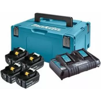 Makita 198091-4 belaidžių įrankių baterijos ir įkroviklio rinkinys