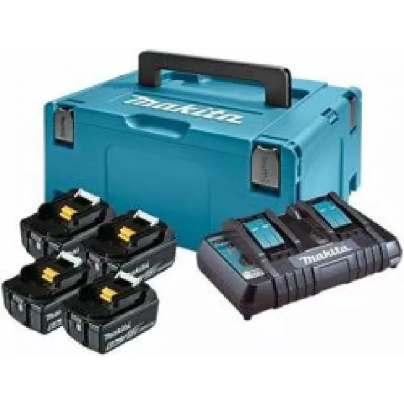 Makita 198091-4 belaidžių įrankių baterijos ir įkroviklio rinkinys
