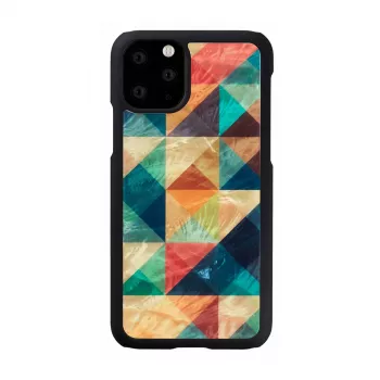 Dėklas „iKins“ iPhone 11 Pro – mozaikinis juodas apsauginis dėklas