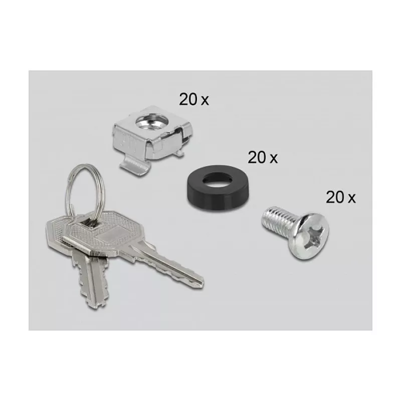 Sieninis 4U stovas DeLOCK 43379 10 colių