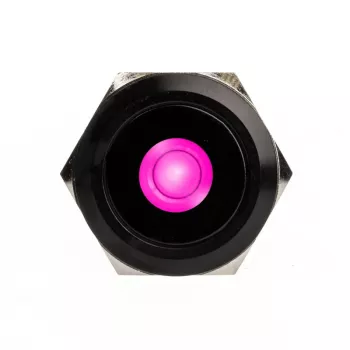 DimasTech Vandalismustaster 25mm Blackline Dot RGB (PD224) – vandalams atsparus mygtukas